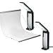 Cloud Dome Infinity Board Digital Lighting Kit, with Two 5000°k Lights & White Matte Background.