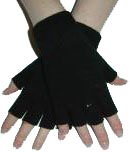 MAGIC FINGERLESS GLOVES - BLACK