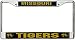 Missouri Tigers Chrome License Plate Frame - SET OF 6 - Sports Merchandise