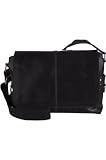 Fossil Maroquinerie - MBG1154001 - Jackson Messenger - Sac Homme - Cuir de Buffle Noir