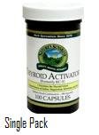 Nature's Sunshine Thyroid Activator Herbal Combination Supplement Nourishes The Thyroid Gland (100 caps)