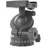 Acratech Ultimate Ballhead without QR Clamp with Left Sided Rubber Main and Pan Knobs, Supports 25 lbs.
