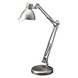 Grandrich FD-100 ST 50W Halogen Desk Lamp, Satin Steel