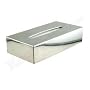 Rectangular Tissue Box Holder Cover - Polished Stainless Steel