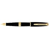 Waterman Charleston Black GT Fine Point Fountain Pen - 30046