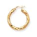 Jewelry : 14k Polished 4.25mm Twisted Hoop Earrings