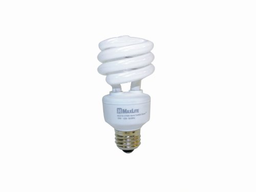 MaxLite HCS18WW6 18-Watt Home Comfort Series Compact Fluorescent Lamp Spiral (75-Watt equivalent) Warm White