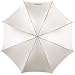 Westcott 43" Optical White Satin Collapsible Umbrella