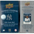 2008 Upper Deck Yankee Stadium Legacy Factory Boxed Set Featuring 100 Cards That Chronicle the History of Yankee Stadium. Loaded with Your Yankees Favorites Including Roger Maris, Yogi Berra, Whitey Ford, Reggie Jackson, Sparky Lyle, Graig Nettles, Bucky Dent, Lou Piniella, Don Mattingly, Ron Guidry, Joe Dimaggio, Billy Martin, Derek Jeter, Joe Torre, Alex Rodriguez and More!