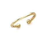 14k Plain Band Adjustable Toe Ring