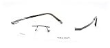AUTHENTIC GIORGIO ARMANI 417 0PLF OLIVE TITANIUM RIMLESS EYEGLASSES by 