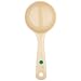 Carlisle 432806 Beige 8-1/4-Inch Measure Misers Solid Short Spoon with Green Color Coding (Case of 12)