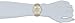 AK Anne Klein Women's AK/1068CMGD Accented Gold Tone Cream Snake Print Leather Strap Watch