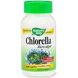 Natures Way Chlorella Micro Algae 410 mg Herbal Capsules, KOSHER - 120 Capsules