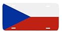 Czech Czechoslovakia Republic Flag Vanity Auto License Plate