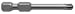 Apex Torq-Set Power Bit, #0, 1/4 Hex Drive, 1 1/4 OAL