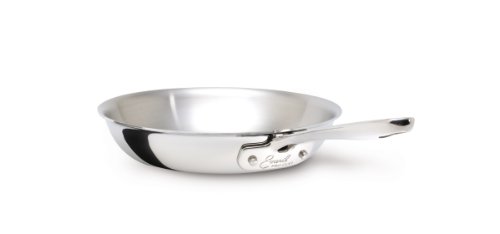 Emeril by All-Clad E9830264 PRO-CLAD Tri-Ply Stainless Steel Dishwasher Safe PFOA Free Fry Pan / Saute Pan Cookware, 8-Inch, Sliver