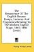 The Renascence of the English Drama: Essays, Lectures and Fragments Relating to the Modern English Stage, 1883-1894 (1895)