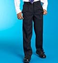 Boys' Supercrease™ Pleat Front Trousers in Shorter & Longer Lengths