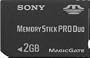 Sony MemoryStick Pro Duo 2gb for PSP ORIGINAL W/ Warranty