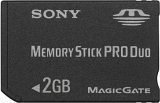 Sony MemoryStick Pro Duo 2gb for PSP ORIGINAL W/ Warranty