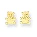14k Teddy Bear Earrings