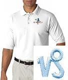 Embroidered Shirt - Men s Polo Shirt with 1 Capricorn