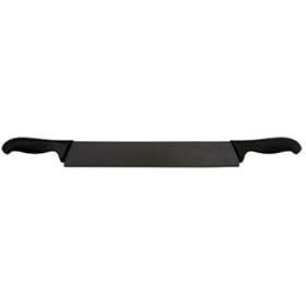 Click here to buy Paderno World Cuisine 14 1 8 Non-Stick Two Handled Cheese Knife with Forged Blade by Paderno/World Cuisine.