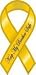 Keep My Brother Safe Yellow Ribbon Magnet