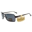 FOSSIL - "Avon Gunmetal" Racer Sport Sonnenbrille mit entspiegelten Gl�sern und 100 % UVA+B Schutz