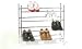 Kitchen & Housewares : 4-TIER CHROME SHOE RACK STACKABLE & EXTENDABLE