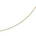 14K Yellow Gold Round Omega Chain - 16 inches