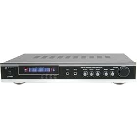 KA-36 AV/Karaoke Stereo Amplifier, Black/Silver