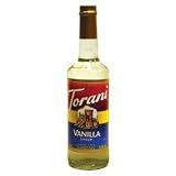 750 Milliliter Torani  Vanilla Syrup (03-0121)