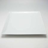 Hakusan Porcelain TIMES series Plate (Wide Medium) White