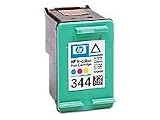 Twin Pack Hp Hewlett Packard 344 Tri-Colour Inkjet Print Cartridge