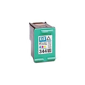 Twin Pack Hp Hewlett Packard 344 Tri-Colour Inkjet Print Cartridge