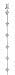 Sterling Silver 8 Pave Cubic Zirconia Cross Bracelet