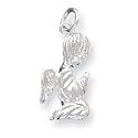 Sterling Silver Praying Angel Charm QC1097"