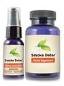 Smoke Deter - Stop Smoking System All-natural, homeopathic QUIT smoking Now! 1 Month Supply