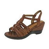 Hush Puppies Cinema | Ladies Wedge Shoes Saddle Leather by Hush Puppies