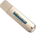 4GB USB 2.0 Slimline Hyperdrive Standard 256bit AES Hardware Encrypted. From Hypertec