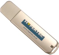 4GB USB 2.0 Slimline Hyperdrive Standard 256bit AES Hardware Encrypted. From Hypertec