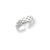 IMAGE OF Toe Ring - Sterling Silver Celtic Weave Toe Ring