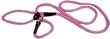 Pink British Slip Lead All in One Dog Collar and Leash
