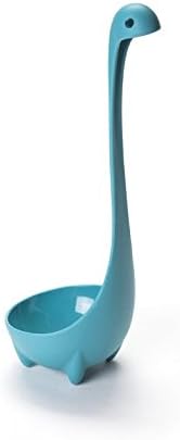 Kommii Pack of 1 Nessie Soup Ladle,Nylon Food Safe Grade Material (Blue)