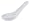 image MIU France Chinese Porcelain Soup Spoon, Set of 12