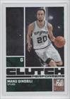 2009-10 Donruss Elite Clutch Performers Green #4 - Manu Ginobili