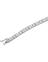 Cubic Zirconia Bracelet Sterling Silver 07.00 Inch 61817