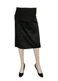 Lilo Maternity Short Sateen Cotton Pencil Skirt